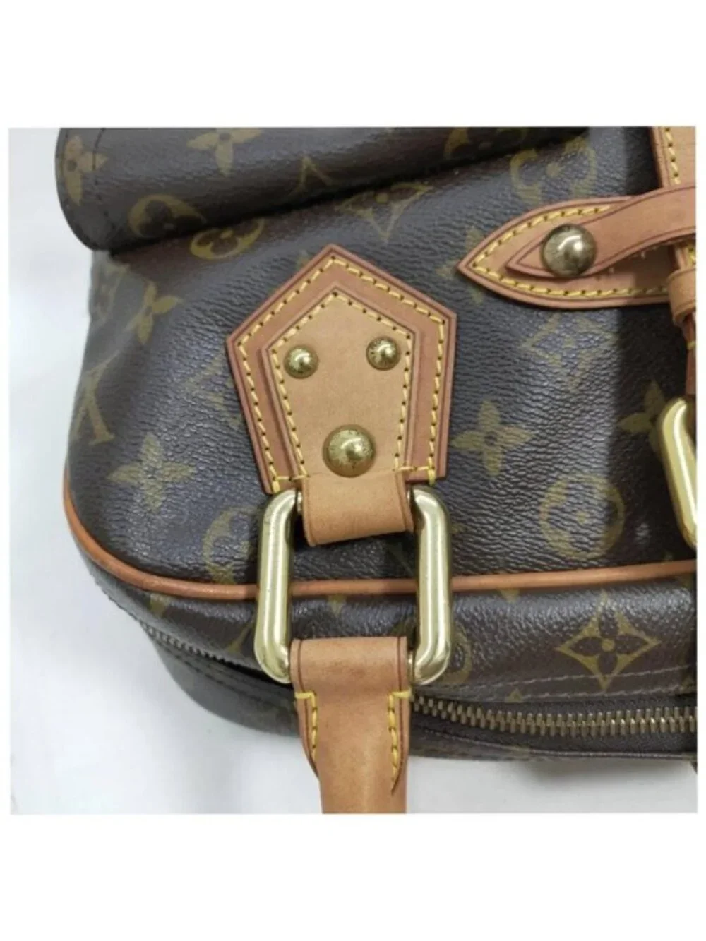 Authentic Louis Vuitton Manhattan GM Monogram Satchel Bag